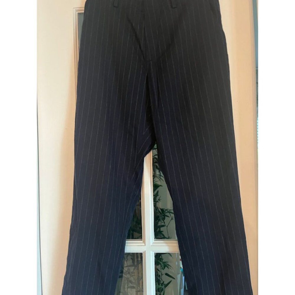 UNIQLO Navy Striped Trousers Size S